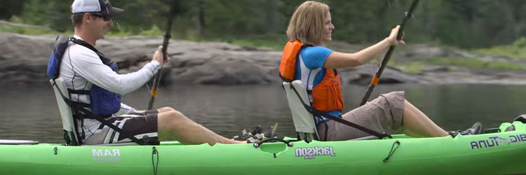 how to paddle a tandem kayak: Learn-how-to-sit-in-a-harmony
