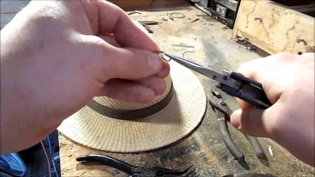 How to Put a Fish Hook on a Hat - How to Make Your Own Hat Clip at Home 