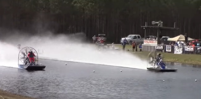 How fast do racing airboats go