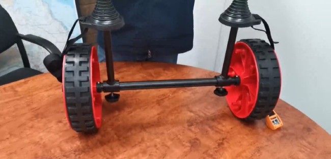 Sit-on-top or plug style kayak dolly